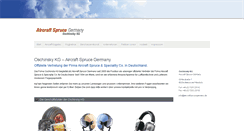 Desktop Screenshot of aircraftsprucegermany.com